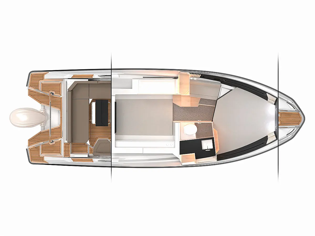 Finnmaster T9 ST - Alba  - Tlocrt