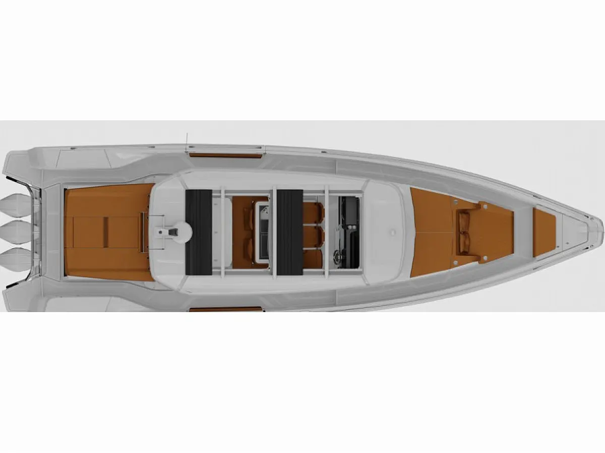 Axopar 45 Cross Top - Niko  - Layout image