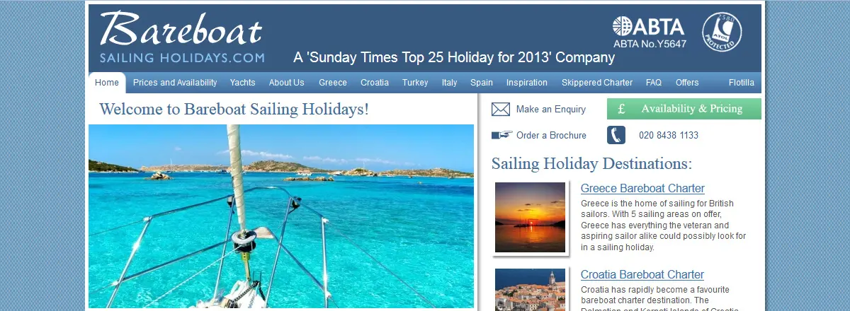 Bareboatsailingholidays.com